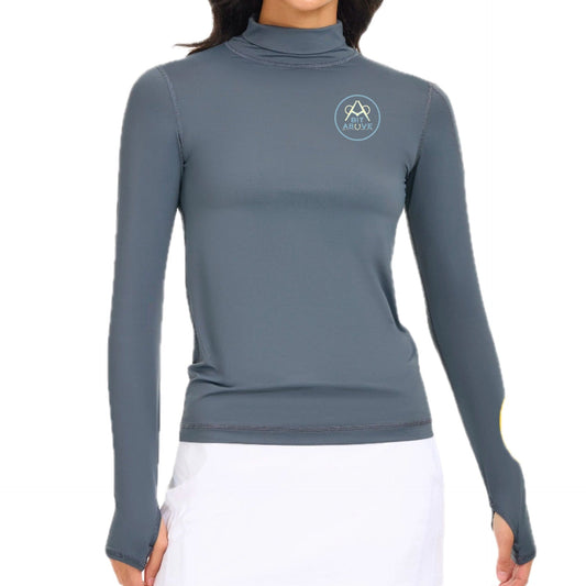Equestrian Team Apparel XS A Bit Above- Turtleneck Sun Shirt (Ladies) equestrian team apparel online tack store mobile tack store custom farm apparel custom show stable clothing equestrian lifestyle horse show clothing riding clothes A Bit Above- Turtleneck Sun Shirt (Ladies) horses equestrian tack store