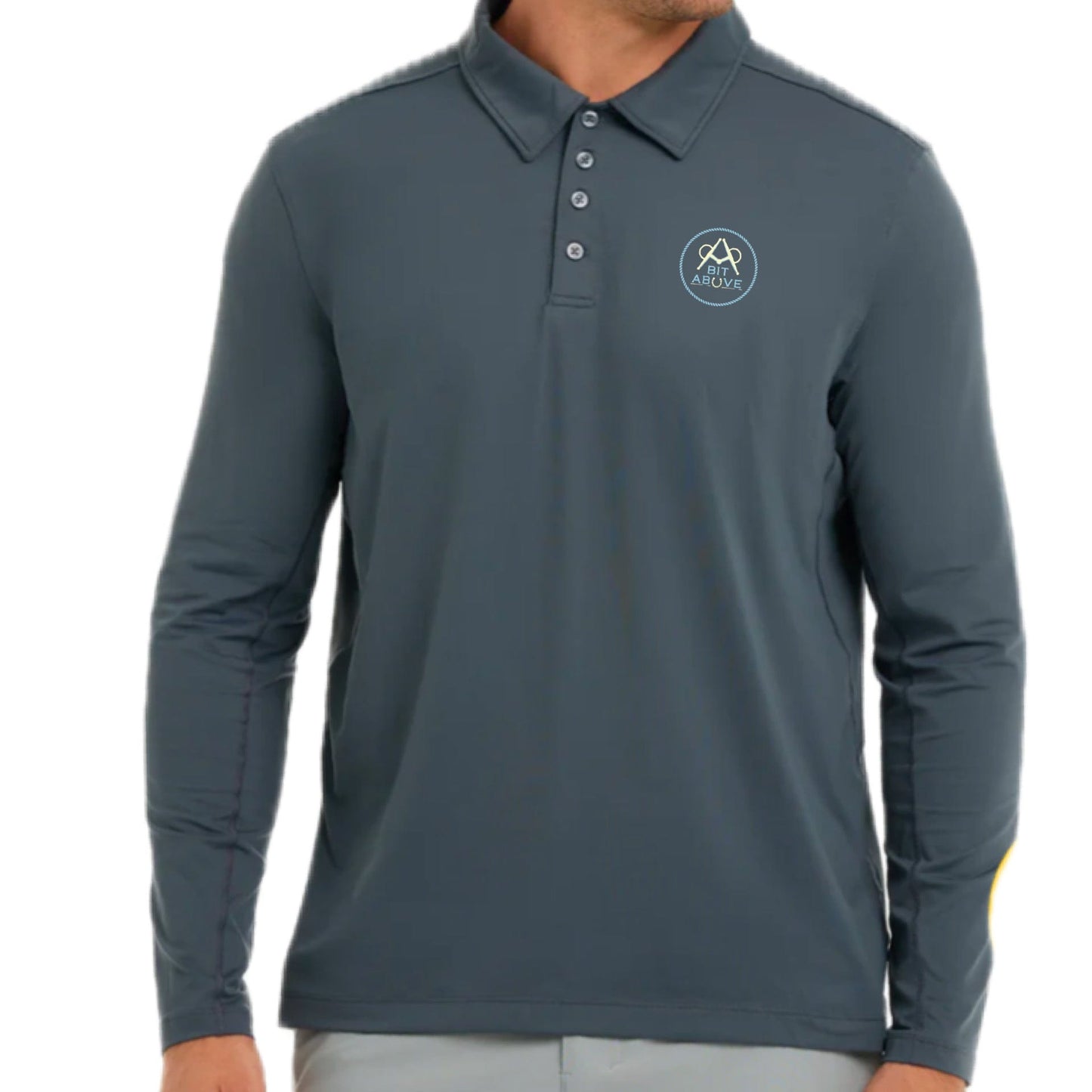 Equestrian Team Apparel S / Polo Collar A Bit Above- Sun Shirt (Men's) equestrian team apparel online tack store mobile tack store custom farm apparel custom show stable clothing equestrian lifestyle horse show clothing riding clothes A Bit Above- Sun Shirt (Men's) horses equestrian tack store