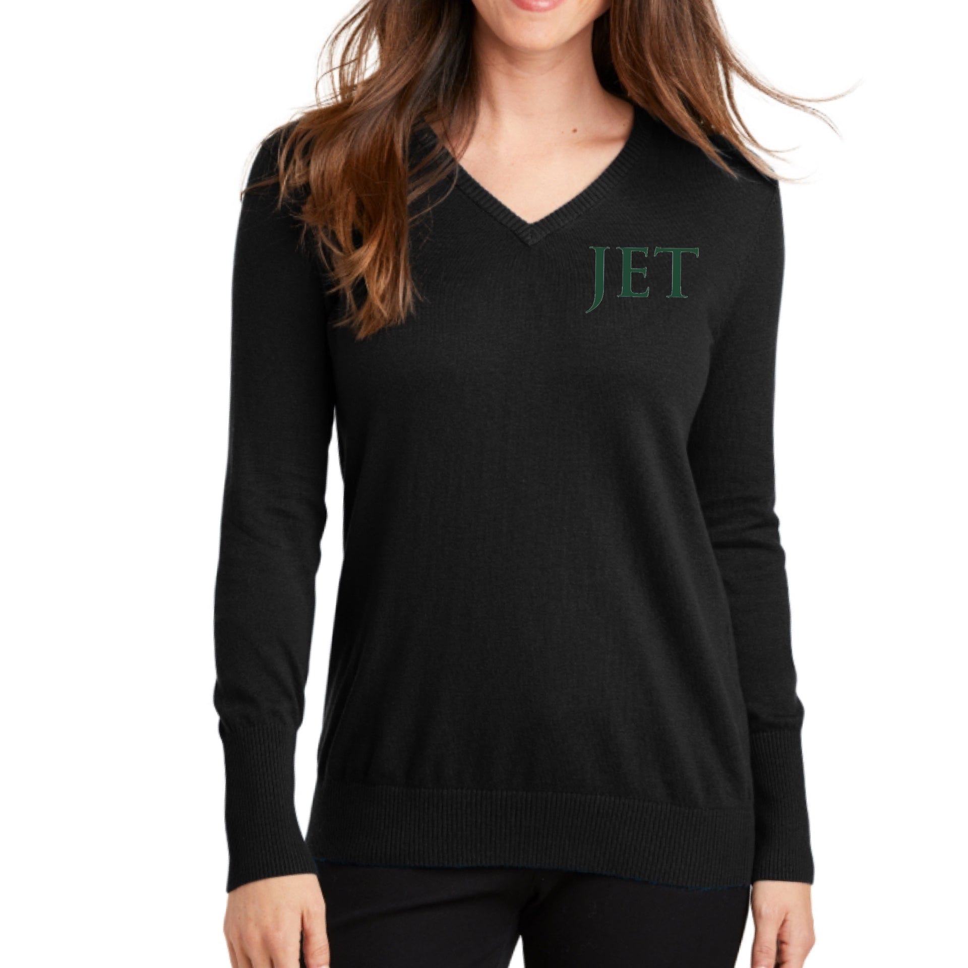 Equestrian Team Apparel JET Show Stable- V Neck Sweater equestrian team apparel online tack store mobile tack store custom farm apparel custom show stable clothing equestrian lifestyle horse show clothing riding clothes JET Show Stable- V Neck Sweater horses equestrian tack store