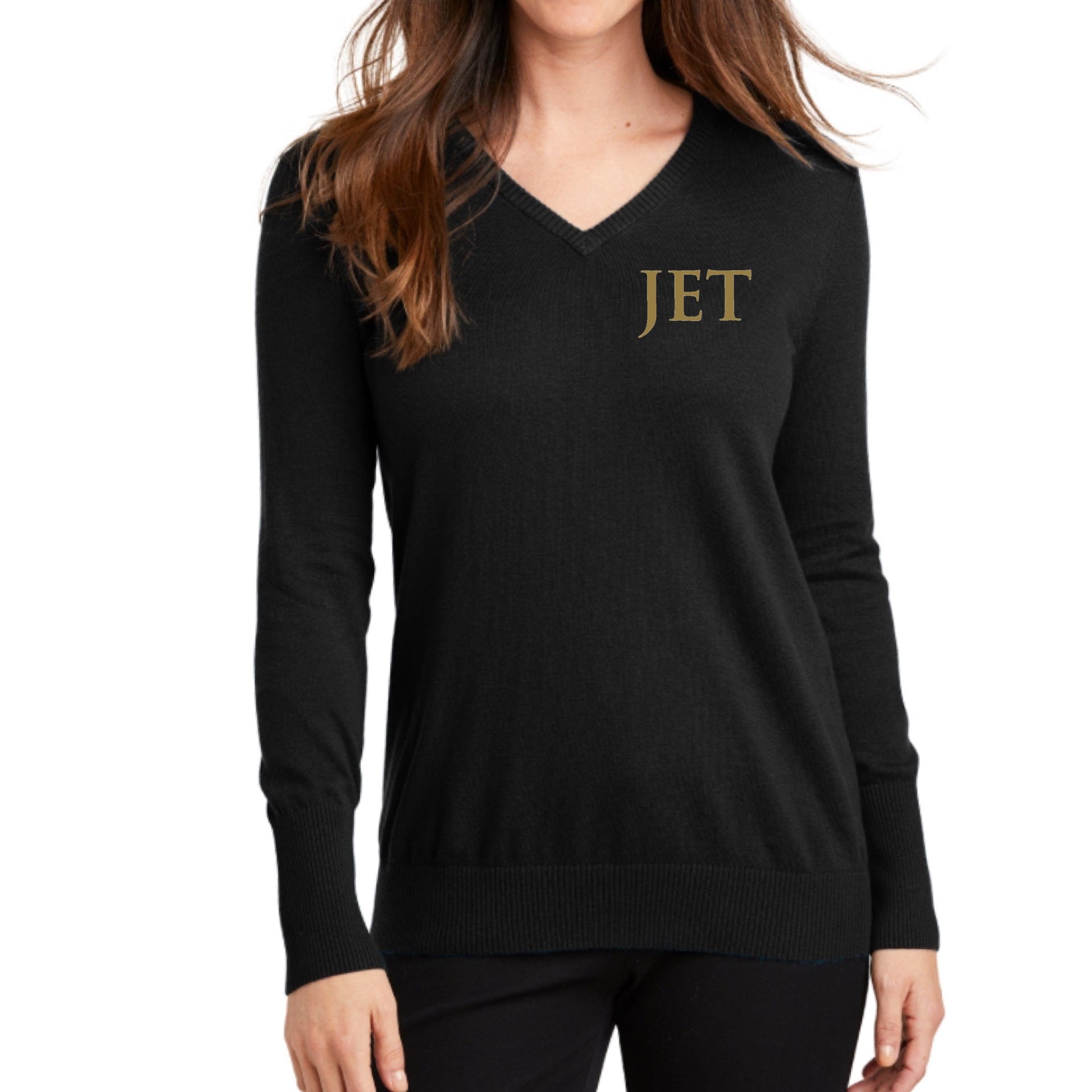Equestrian Team Apparel JET Show Stable- V Neck Sweater equestrian team apparel online tack store mobile tack store custom farm apparel custom show stable clothing equestrian lifestyle horse show clothing riding clothes JET Show Stable- V Neck Sweater horses equestrian tack store