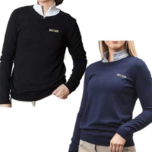 Equestrian Team Apparel Custom Team Shirts MDS Farm- TKEQ Sweater equestrian team apparel online tack store mobile tack store custom farm apparel custom show stable clothing equestrian lifestyle horse show clothing riding clothes MDS Farm- TKEQ Sweater horses equestrian tack store