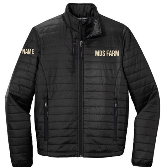 Equestrian Team Apparel Custom Team Jackets MDS Farm-  Puffy Vest & Jacket (Men's) equestrian team apparel online tack store mobile tack store custom farm apparel custom show stable clothing equestrian lifestyle horse show clothing riding clothes MDS Farm-  Puffy Vest & Jacket (Men's) horses equestrian tack store