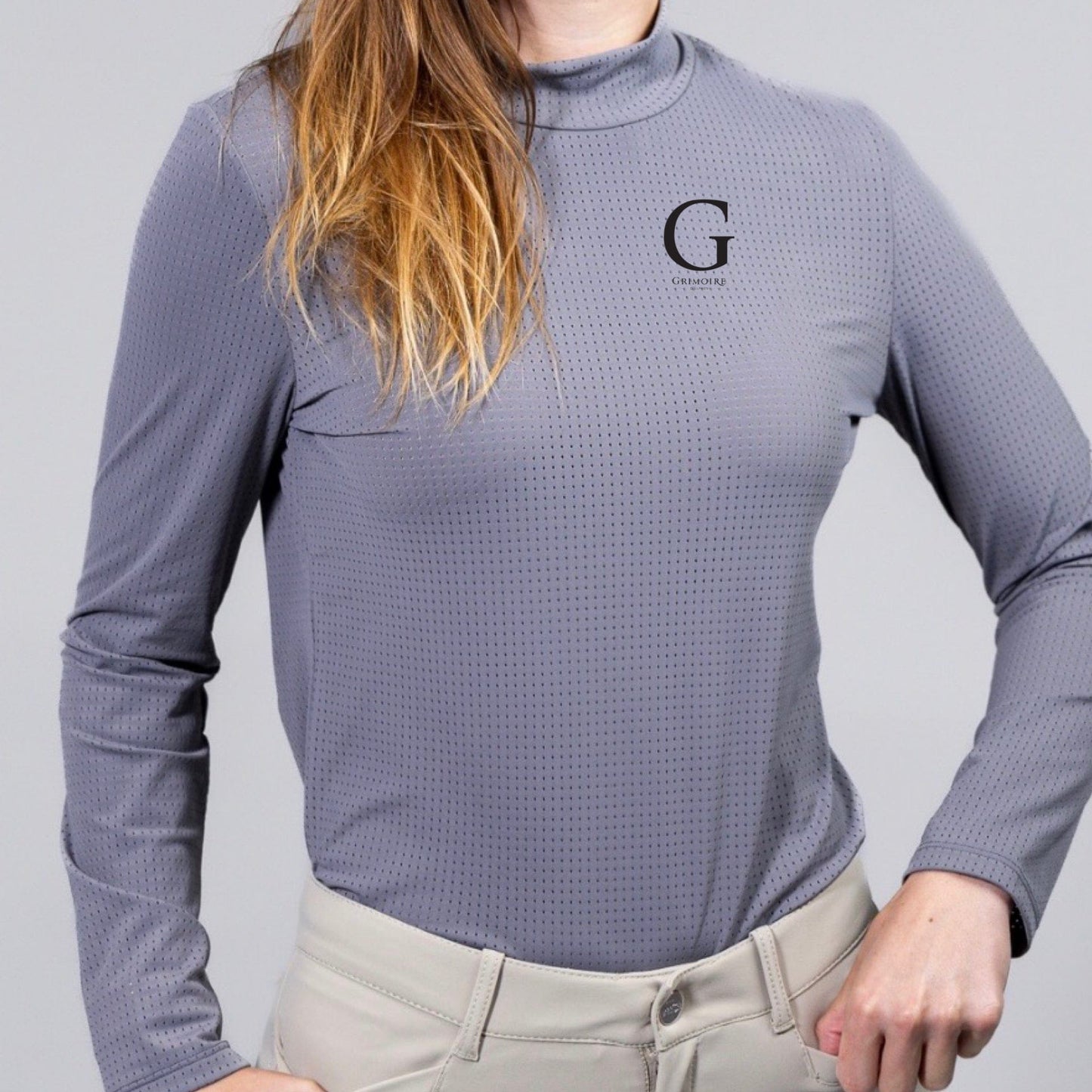 Equestrian Team Apparel Grimoire D'Elphen - Alesia Perforated Shirt equestrian team apparel online tack store mobile tack store custom farm apparel custom show stable clothing equestrian lifestyle horse show clothing riding clothes Grimoire D'Elphen - Alesia Perforated Shirt horses equestrian tack store