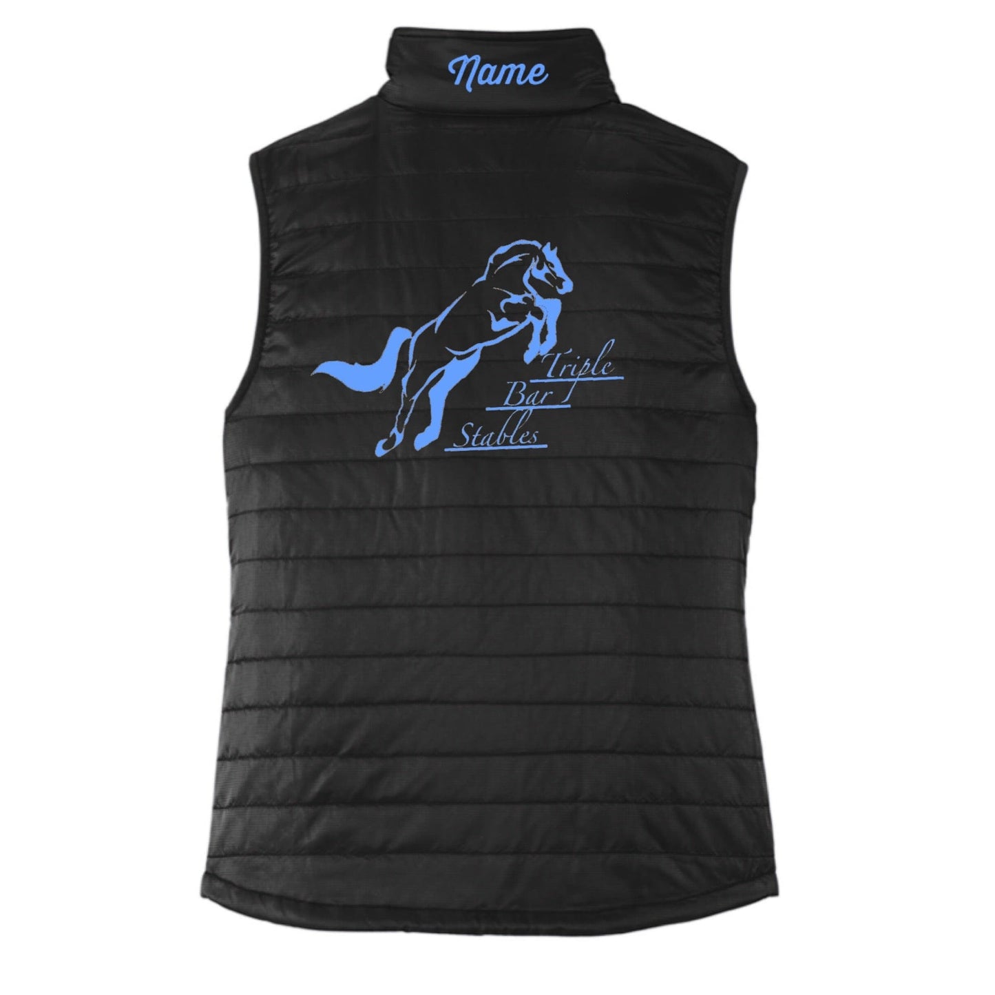Equestrian Team Apparel Triple Bar Stables- Puffy Vest equestrian team apparel online tack store mobile tack store custom farm apparel custom show stable clothing equestrian lifestyle horse show clothing riding clothes Triple Bar Stables- Puffy Vest horses equestrian tack store