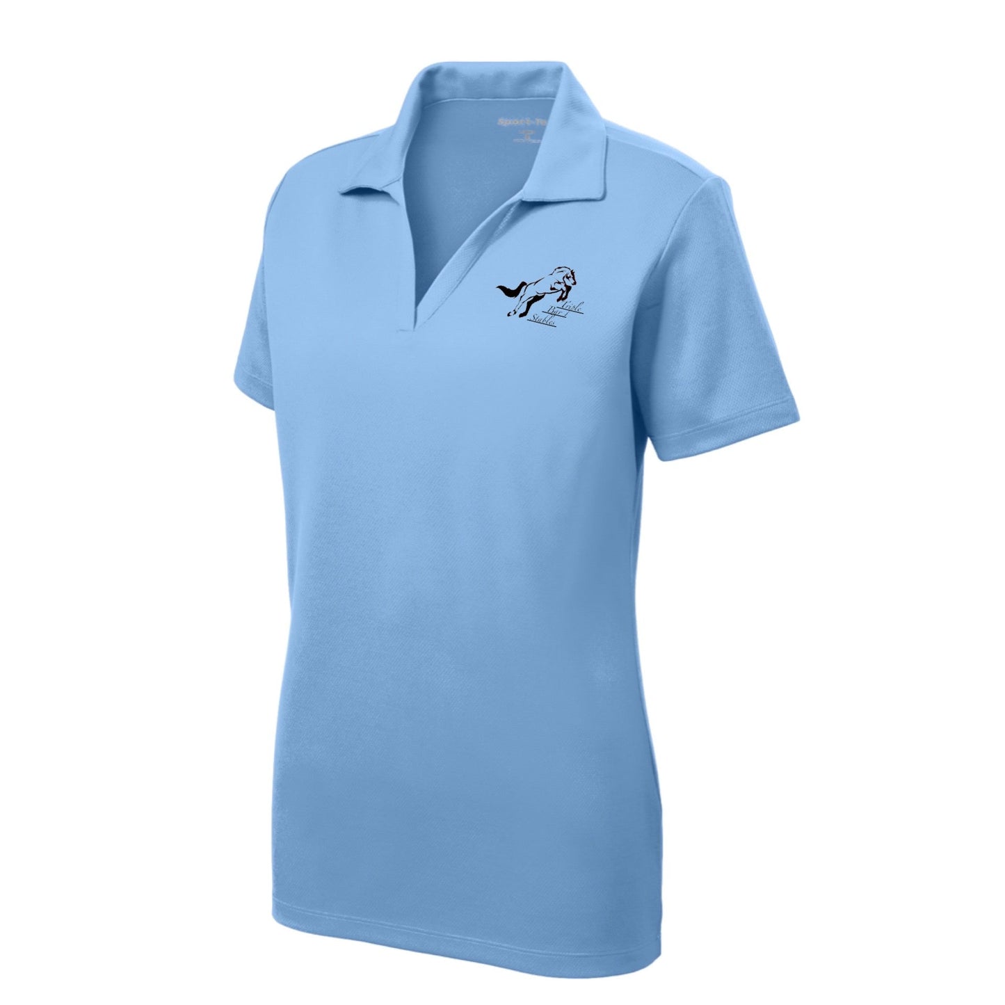 Equestrian Team Apparel Triple Bar Stables- Polo Shirt equestrian team apparel online tack store mobile tack store custom farm apparel custom show stable clothing equestrian lifestyle horse show clothing riding clothes Triple Bar Stables- Polo Shirt horses equestrian tack store