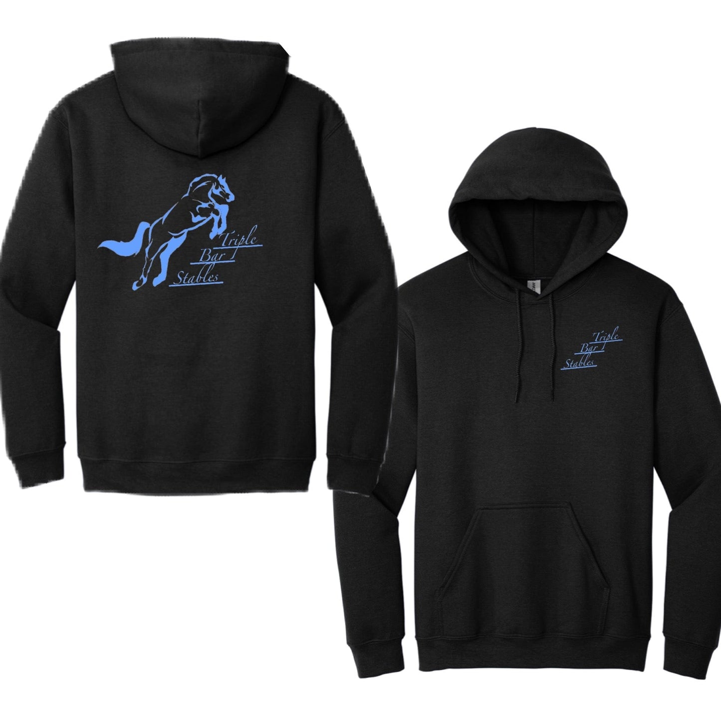 Equestrian Team Apparel Triple Bar Stables- Hoodie equestrian team apparel online tack store mobile tack store custom farm apparel custom show stable clothing equestrian lifestyle horse show clothing riding clothes Triple Bar Stables- Hoodie horses equestrian tack store