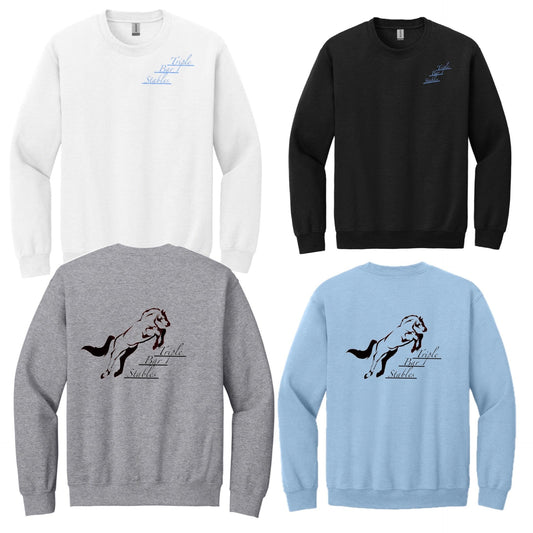 Equestrian Team Apparel Triple Bar Stables- Sweatshirts equestrian team apparel online tack store mobile tack store custom farm apparel custom show stable clothing equestrian lifestyle horse show clothing riding clothes Triple Bar Stables- Sweatshirts horses equestrian tack store
