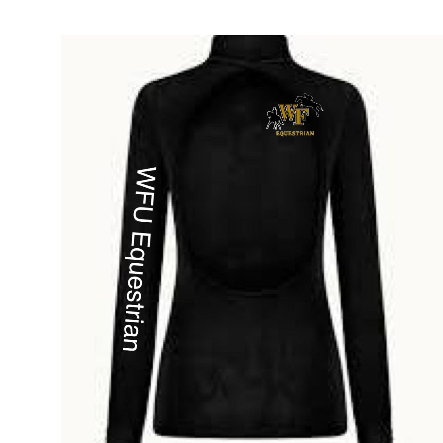 Equestrian Team Apparel WFU Equestrian- TKEQ Turtleneck equestrian team apparel online tack store mobile tack store custom farm apparel custom show stable clothing equestrian lifestyle horse show clothing riding clothes WFU Equestrian- TKEQ Turtleneck horses equestrian tack store