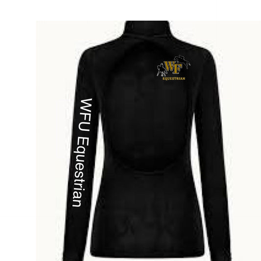 Equestrian Team Apparel WFU Equestrian- TKEQ Turtleneck equestrian team apparel online tack store mobile tack store custom farm apparel custom show stable clothing equestrian lifestyle horse show clothing riding clothes WFU Equestrian- TKEQ Turtleneck horses equestrian tack store