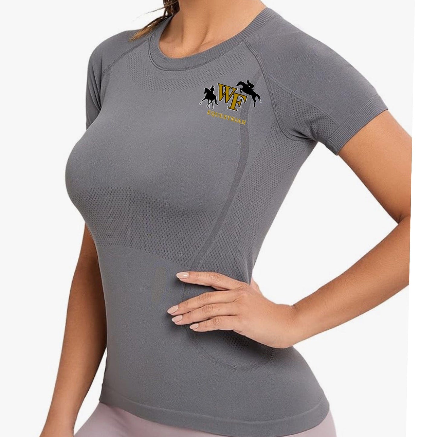 Equestrian Team Apparel WFU Equestrian- Tech Shirt equestrian team apparel online tack store mobile tack store custom farm apparel custom show stable clothing equestrian lifestyle horse show clothing riding clothes WFU Equestrian- Tech Shirt horses equestrian tack store