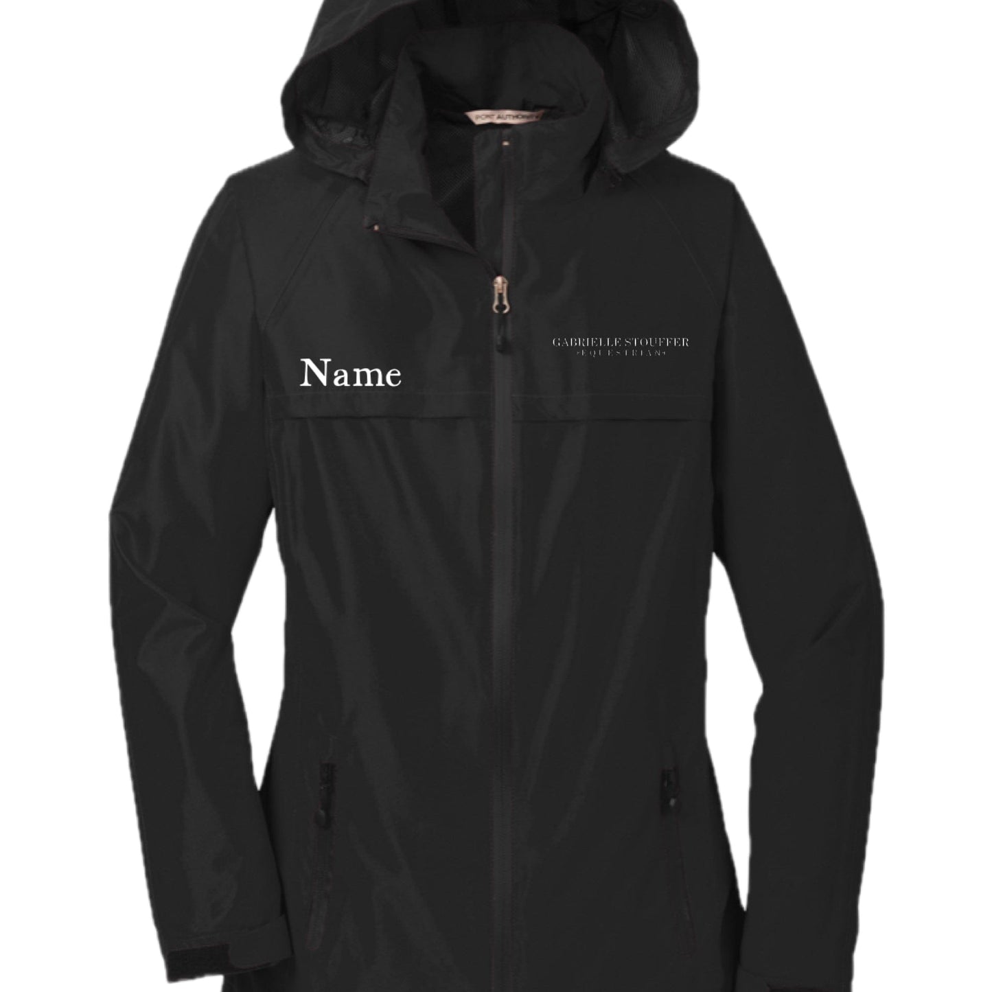 Equestrian Team Apparel XS Gabrielle Stouffer Equestrian - Raincoat equestrian team apparel online tack store mobile tack store custom farm apparel custom show stable clothing equestrian lifestyle horse show clothing riding clothes Gabrielle Stouffer Equestrian - Raincoat horses equestrian tack store