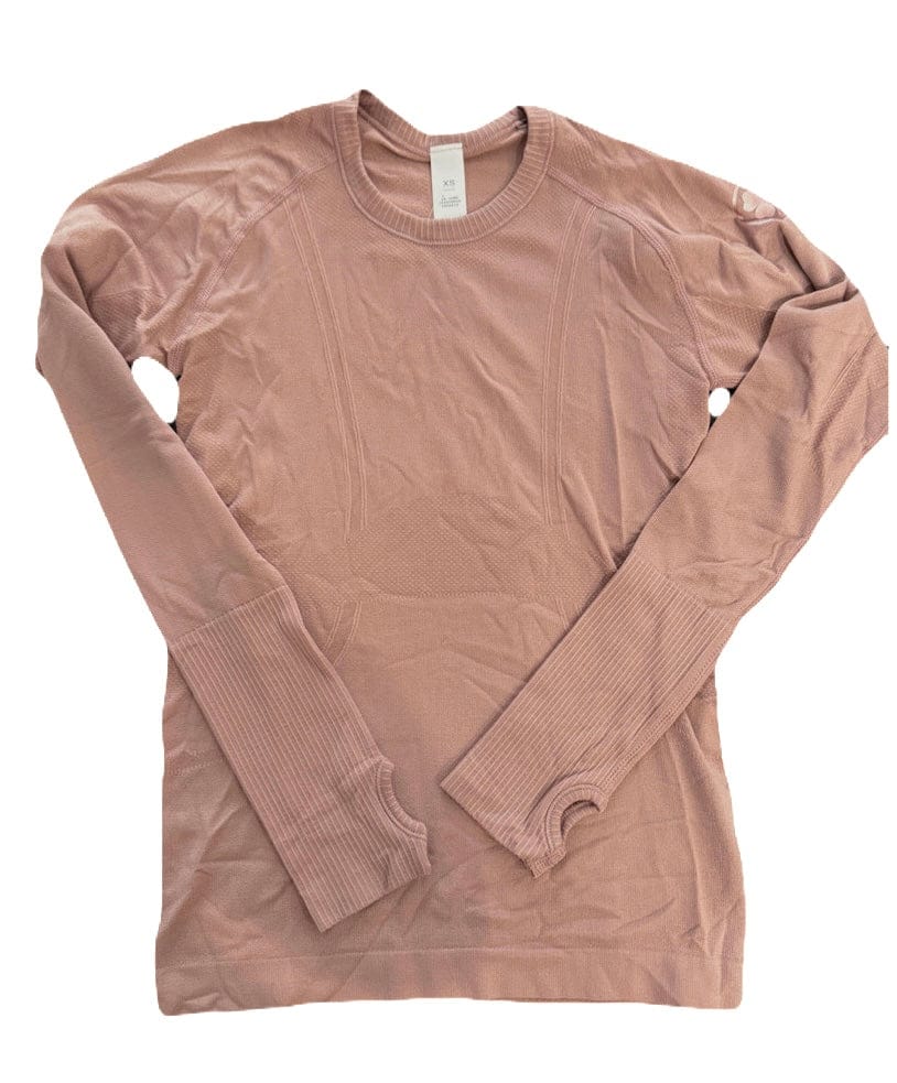Rather Lucky top XS / Dusty Rose Rather Lucky- Tech Shirt Long Sleeve equestrian team apparel online tack store mobile tack store custom farm apparel custom show stable clothing equestrian lifestyle horse show clothing riding clothes Rather Lucky- Tech Shirt Long Sleeve horses equestrian tack store