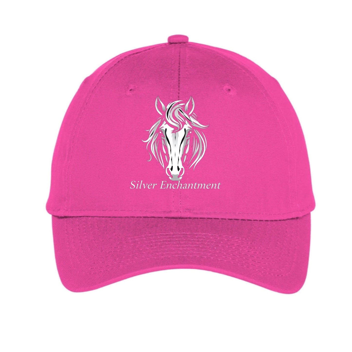 Equestrian Team Apparel Pink Silver Enchantment - Baseball Cap equestrian team apparel online tack store mobile tack store custom farm apparel custom show stable clothing equestrian lifestyle horse show clothing riding clothes Silver Enchantment - Baseball Cap horses equestrian tack store