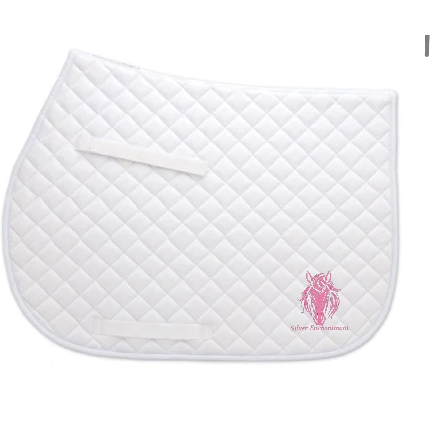 Equestrian Team Apparel White / Horse Silver Enchantment - Saddle Pad equestrian team apparel online tack store mobile tack store custom farm apparel custom show stable clothing equestrian lifestyle horse show clothing riding clothes Silver Enchantment - Saddle Pad horses equestrian tack store