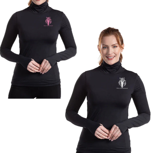 Equestrian Team Apparel Silver Enchantment - Turtleneck equestrian team apparel online tack store mobile tack store custom farm apparel custom show stable clothing equestrian lifestyle horse show clothing riding clothes Silver Enchantment - Turtleneck horses equestrian tack store