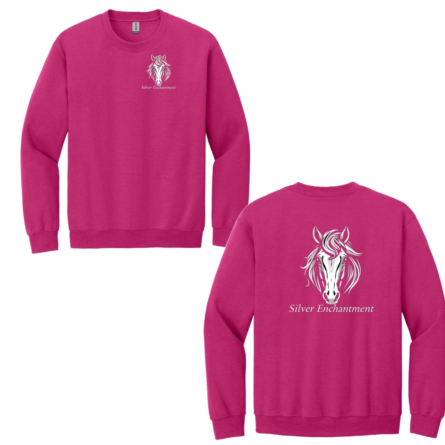 Equestrian Team Apparel Pink / S / Adult Silver Enchantment - Sweatshirts equestrian team apparel online tack store mobile tack store custom farm apparel custom show stable clothing equestrian lifestyle horse show clothing riding clothes Silver Enchantment - Sweatshirts horses equestrian tack store