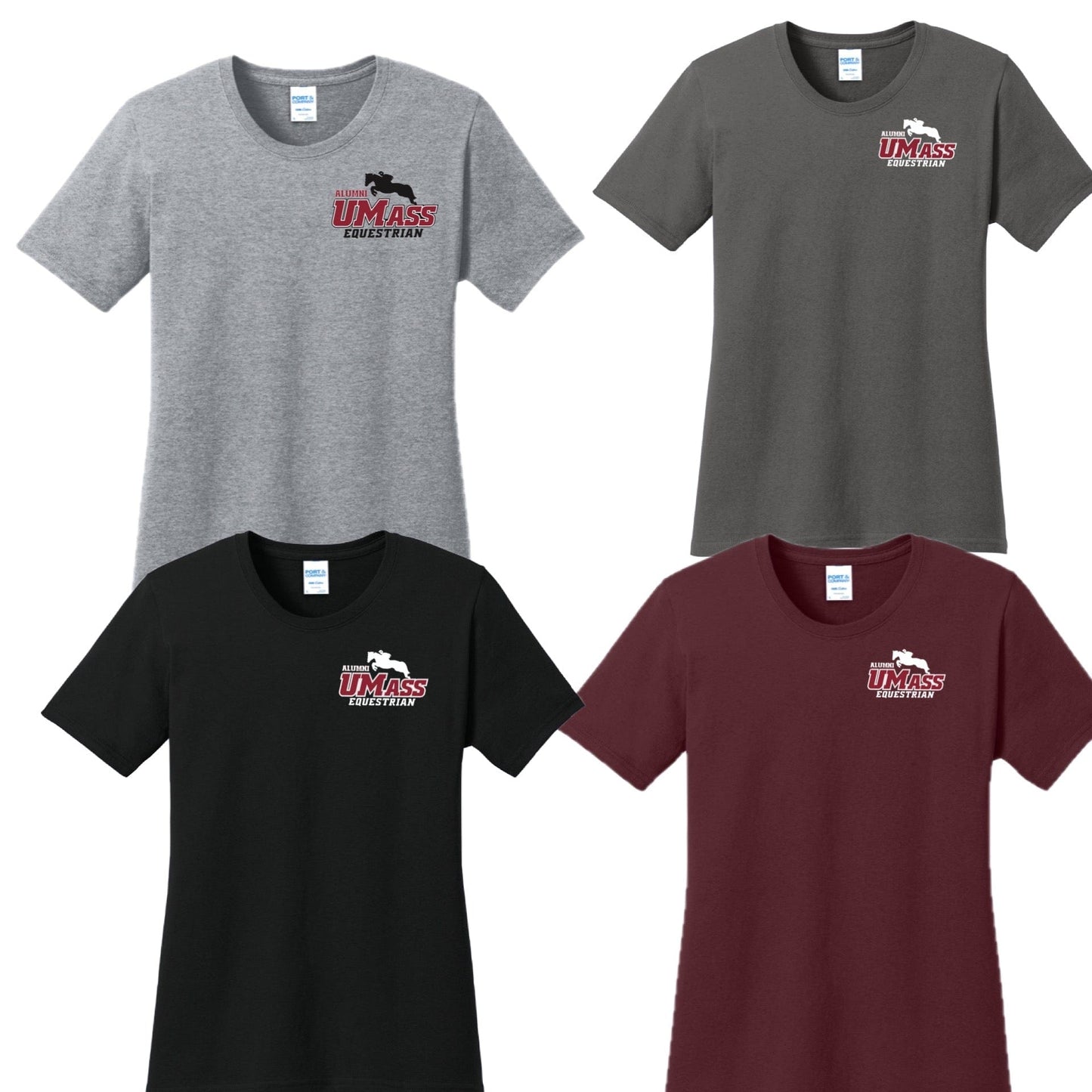 Equestrian Team Apparel U Mass Alumni Equestrian Team- Tee Shirts equestrian team apparel online tack store mobile tack store custom farm apparel custom show stable clothing equestrian lifestyle horse show clothing riding clothes U Mass Alumni Equestrian Team- Tee Shirts horses equestrian tack store