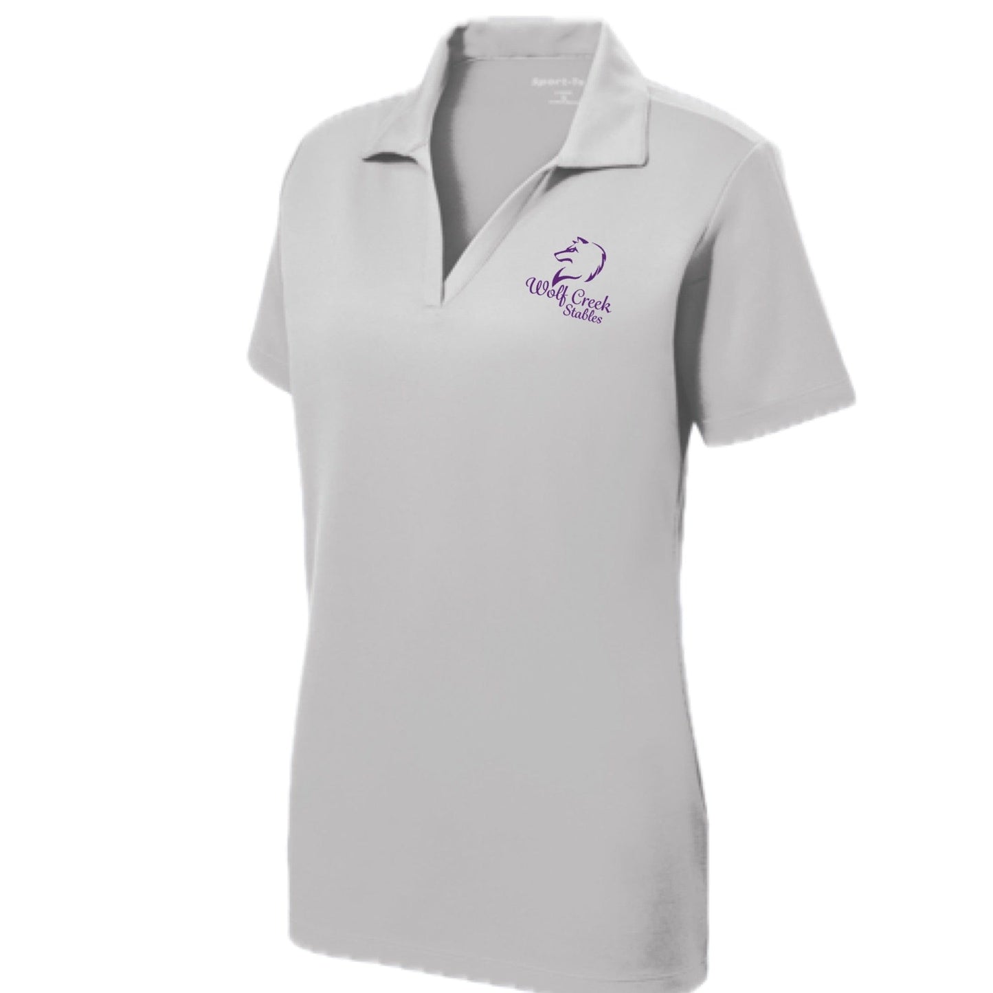 Equestrian Team Apparel Wolf Creek Stables Polo Shirt equestrian team apparel online tack store mobile tack store custom farm apparel custom show stable clothing equestrian lifestyle horse show clothing riding clothes Wolf Creek Stables Polo Shirt horses equestrian tack store