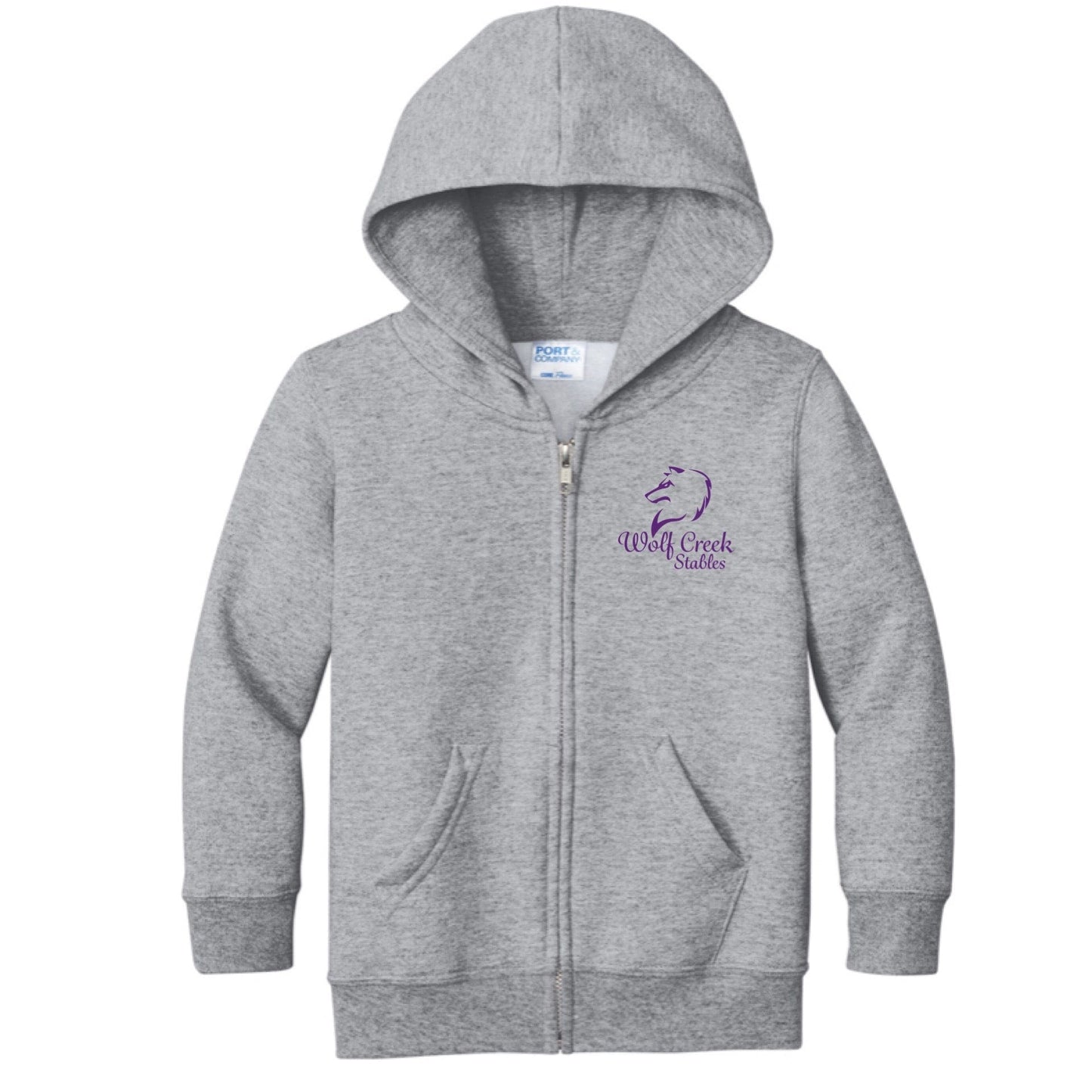 Equestrian Team Apparel Wolf Creek Stables Infant/Toddler Hoodie equestrian team apparel online tack store mobile tack store custom farm apparel custom show stable clothing equestrian lifestyle horse show clothing riding clothes Wolf Creek Stables Infant/Toddler Hoodie horses equestrian tack store