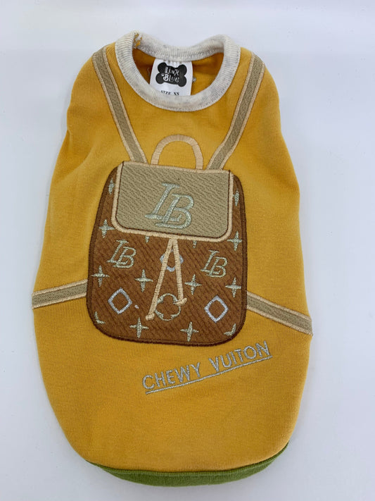 Equestrian Team Apparel Just Fur Fun- Chewy Vuiton Dog T-shirt equestrian team apparel online tack store mobile tack store custom farm apparel custom show stable clothing equestrian lifestyle horse show clothing riding clothes horses equestrian tack store