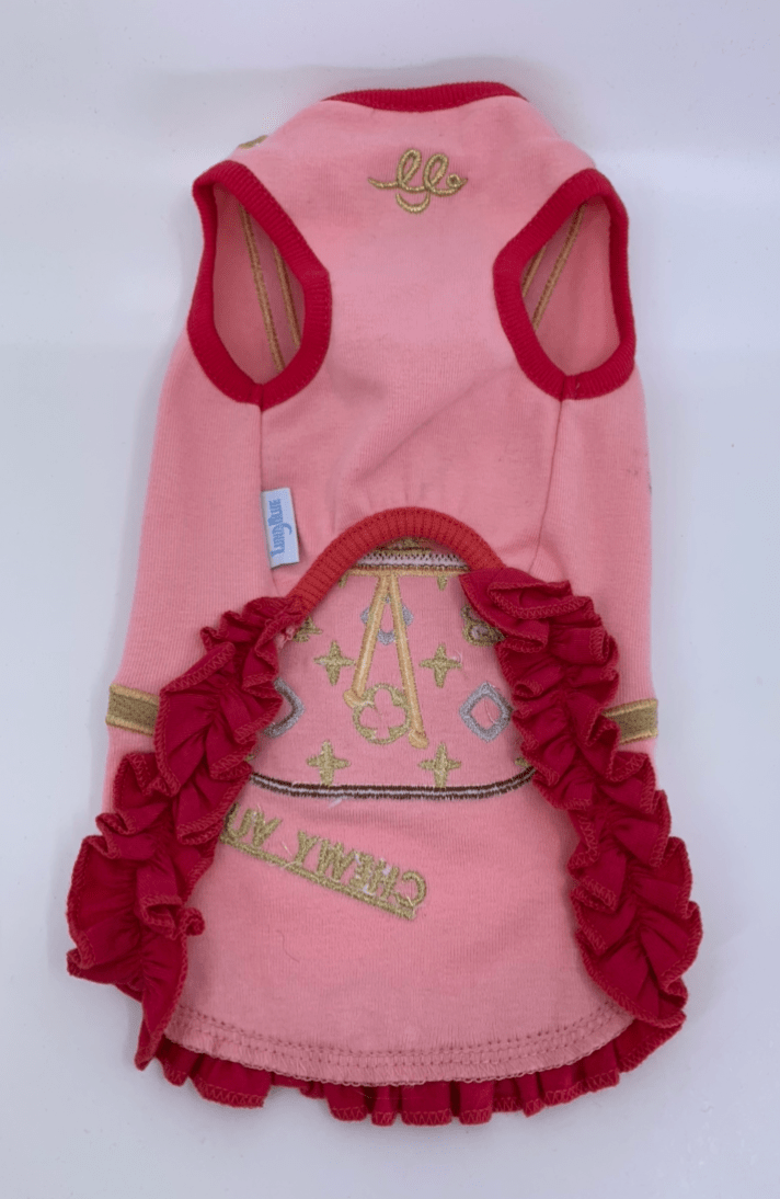 Equestrian Team Apparel Just Fur Fun- Chewy Vuiton Dog T-shirt equestrian team apparel online tack store mobile tack store custom farm apparel custom show stable clothing equestrian lifestyle horse show clothing riding clothes horses equestrian tack store