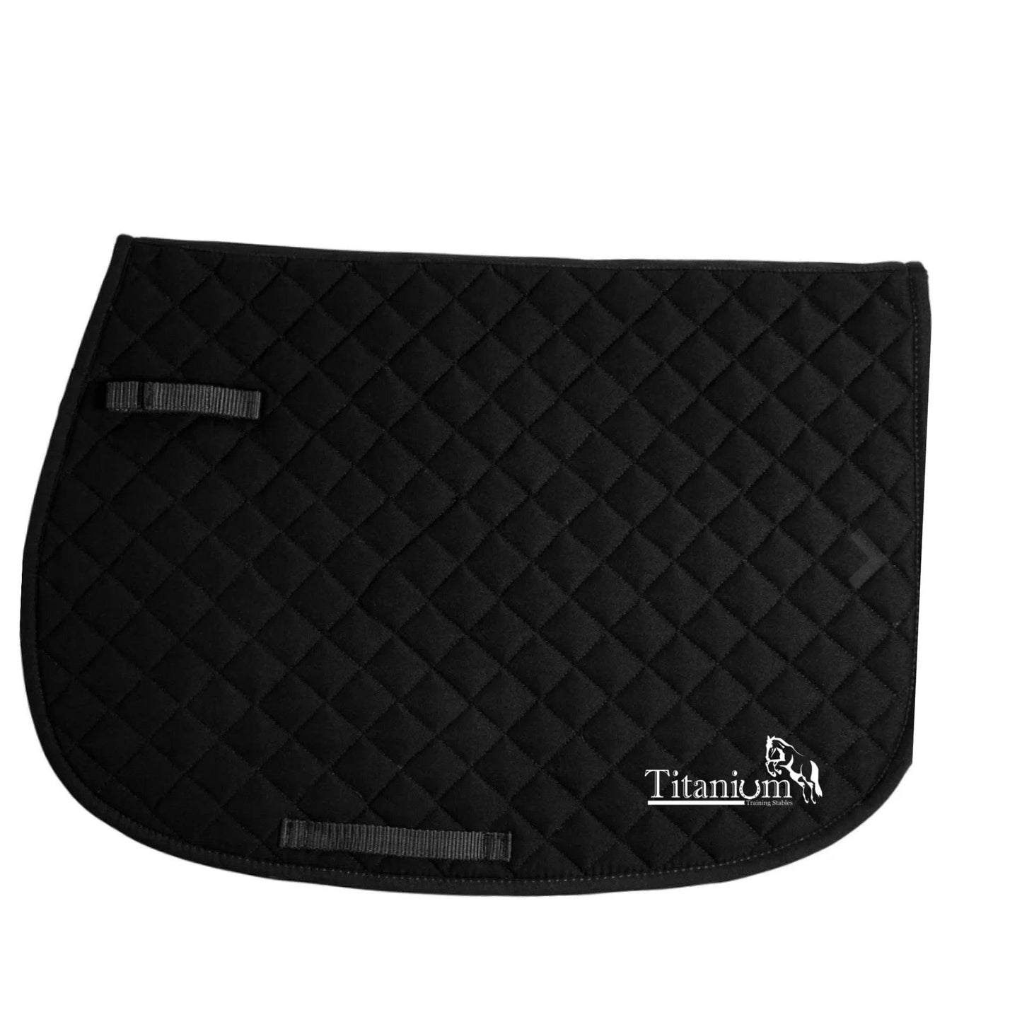 Equestrian Team Apparel Black / Horse Titanium Training Stables AP Saddle Pad equestrian team apparel online tack store mobile tack store custom farm apparel custom show stable clothing equestrian lifestyle horse show clothing riding clothes Titanium Training Stables AP Saddle Pad horses equestrian tack store