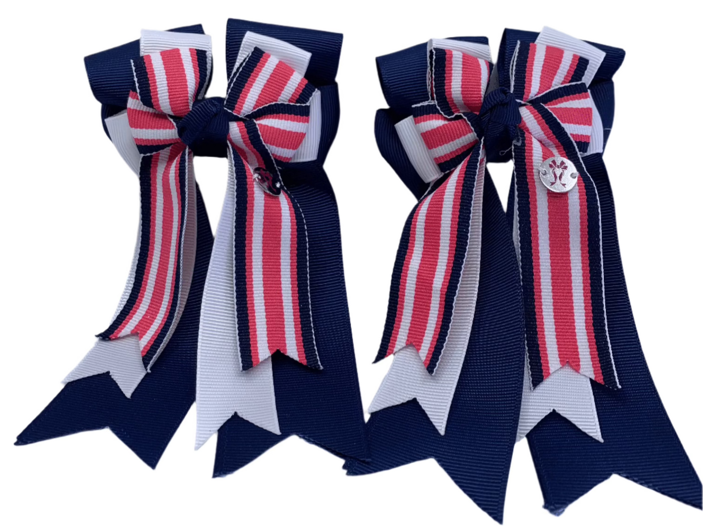 PonyTail Bows 3" Tails PonyTail Bows- Sailor Girl equestrian team apparel online tack store mobile tack store custom farm apparel custom show stable clothing equestrian lifestyle horse show clothing riding clothes PonyTail Bows | Equestrian Hair Accessories horses equestrian tack store