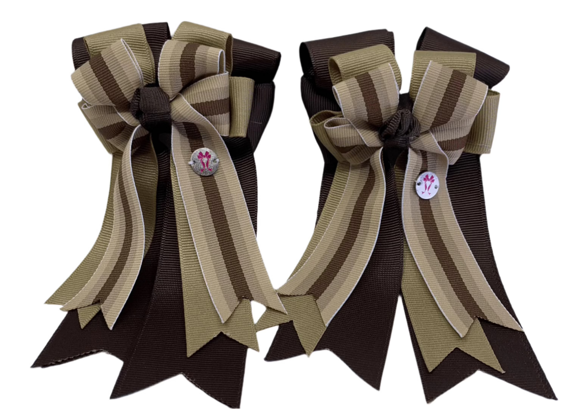 PonyTail Bows 3" Tails PonyTail Bows- Chocolate Bar equestrian team apparel online tack store mobile tack store custom farm apparel custom show stable clothing equestrian lifestyle horse show clothing riding clothes PonyTail Bows | Equestrian Hair Accessories horses equestrian tack store