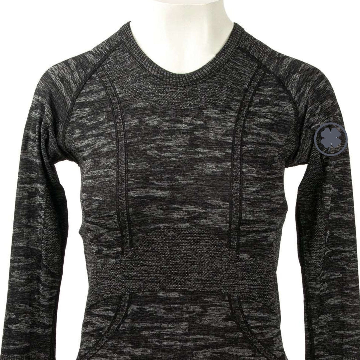 Rather Lucky top XS / Heathered Charcoal Camo Rather Lucky- Tech Shirt Long Sleeve equestrian team apparel online tack store mobile tack store custom farm apparel custom show stable clothing equestrian lifestyle horse show clothing riding clothes Rather Lucky- Tech Shirt Long Sleeve horses equestrian tack store