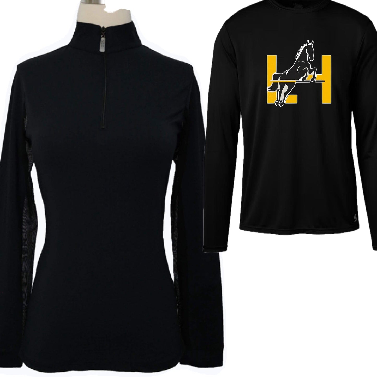 Equestrian Team Apparel YS Hillside Equestrian- Sun Shirt equestrian team apparel online tack store mobile tack store custom farm apparel custom show stable clothing equestrian lifestyle horse show clothing riding clothes Hillside Equestrian- Sun Shirt horses equestrian tack store