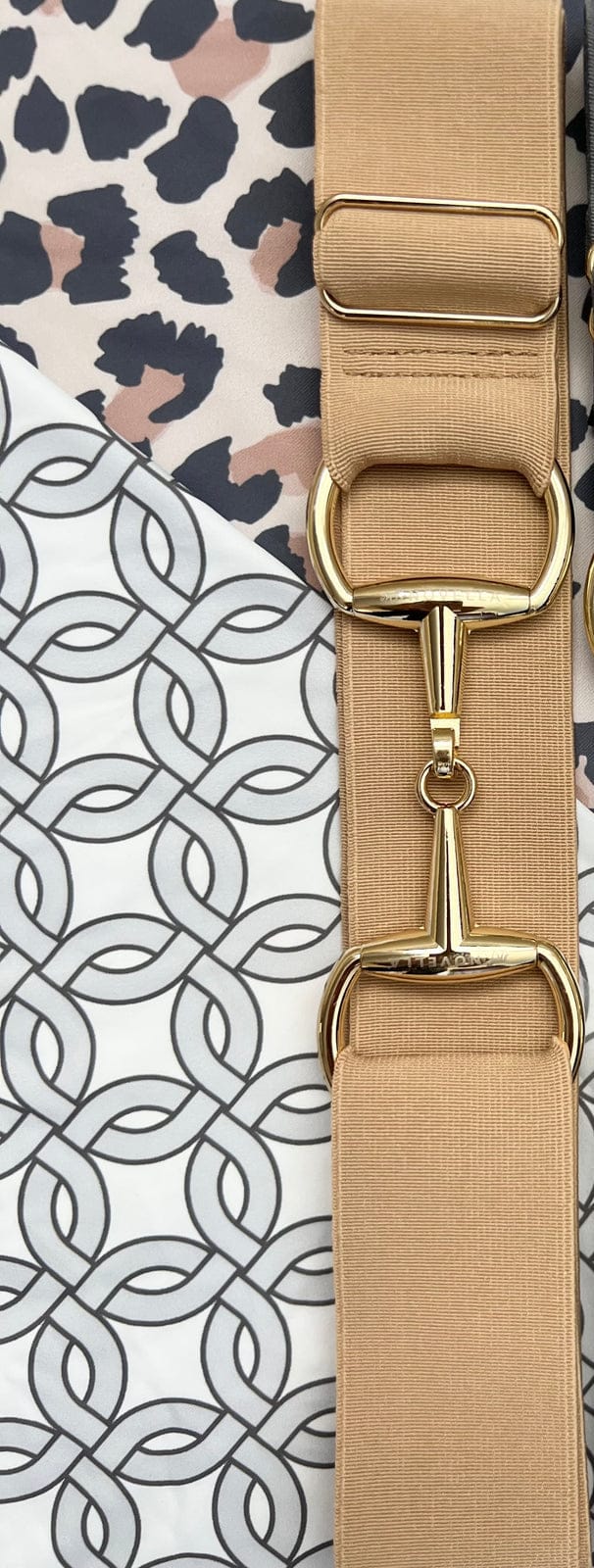 Novella Equestrian Belts Palomino Novella Equestrian- Snaffle Bit Stretch Belts (1.5") equestrian team apparel online tack store mobile tack store custom farm apparel custom show stable clothing equestrian lifestyle horse show clothing riding clothes Novella Equestrian- Snaffle Bit Stretch Belts (1.5") horses equestrian tack store