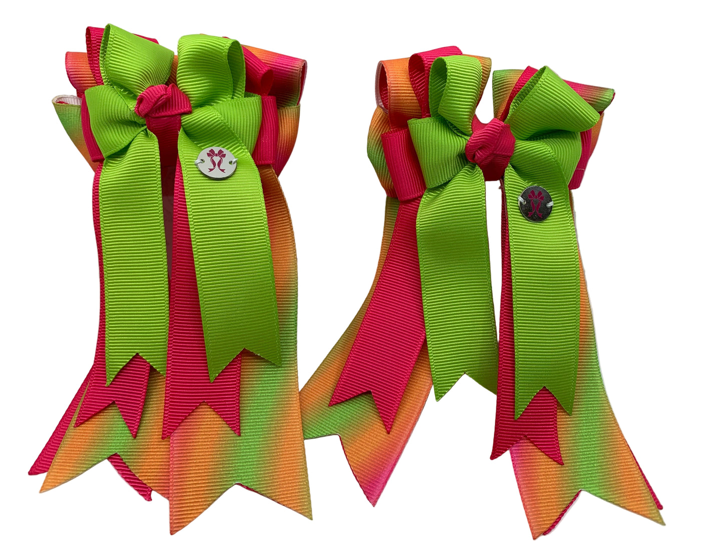PonyTail Bows 3" Tails PonyTail Bows- Tie-dye Blast equestrian team apparel online tack store mobile tack store custom farm apparel custom show stable clothing equestrian lifestyle horse show clothing riding clothes PonyTail Bows | Equestrian Hair Accessories horses equestrian tack store