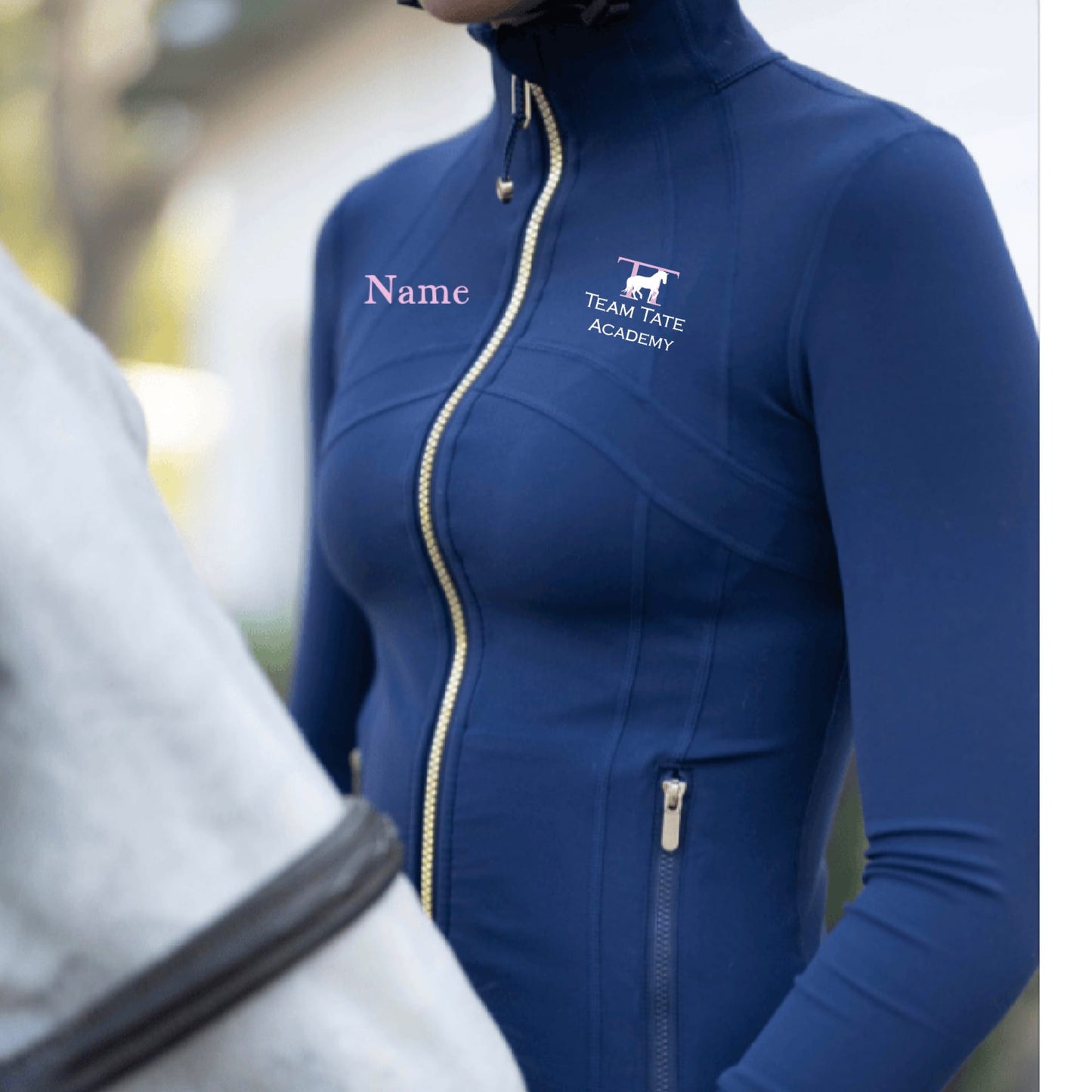 Equestrian Team Apparel Custom Team Jackets Team Tate- Barn Babe Zip-Up Jacket equestrian team apparel online tack store mobile tack store custom farm apparel custom show stable clothing equestrian lifestyle horse show clothing riding clothes Team Tate- Barn Babe Zip-Up Jacket horses equestrian tack store