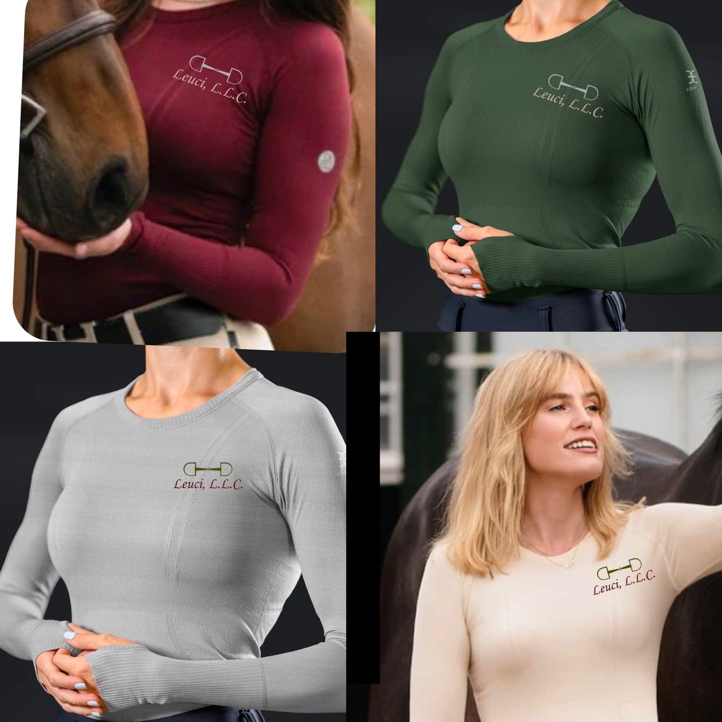 Equestrian Team Apparel Leuci, LLC tech shirt equestrian team apparel online tack store mobile tack store custom farm apparel custom show stable clothing equestrian lifestyle horse show clothing riding clothes horses equestrian tack store