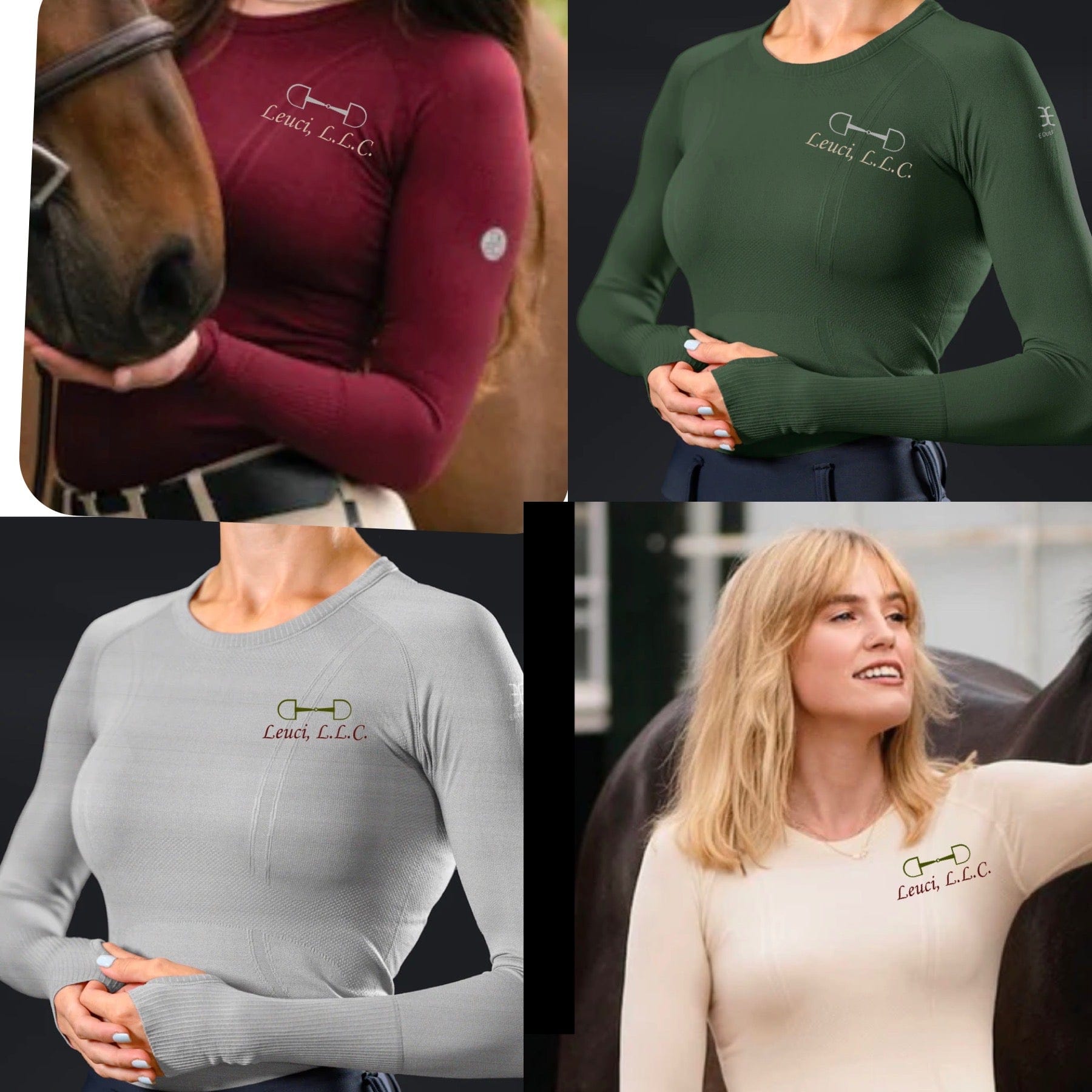 Equestrian Team Apparel Leuci, LLC tech shirt equestrian team apparel online tack store mobile tack store custom farm apparel custom show stable clothing equestrian lifestyle horse show clothing riding clothes horses equestrian tack store