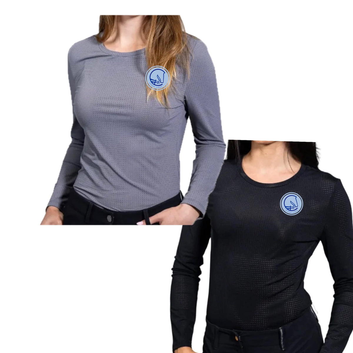 Stony Lane- Cadence Perforated Long Sleeve Tee Shirt