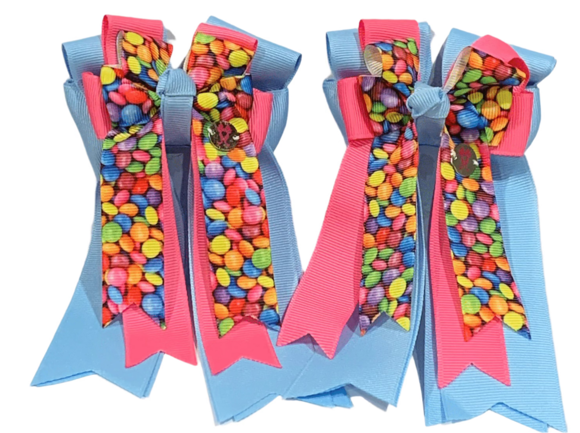 PonyTail Bows 3" Tails PonyTail Bows- Candies equestrian team apparel online tack store mobile tack store custom farm apparel custom show stable clothing equestrian lifestyle horse show clothing riding clothes PonyTail Bows | Equestrian Hair Accessories horses equestrian tack store