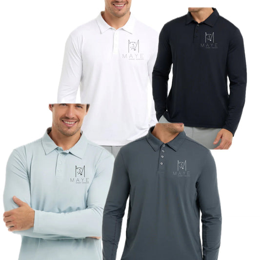 Equestrian Team Apparel Maye Sport Horses - Men's BloqUV Sun Shirts equestrian team apparel online tack store mobile tack store custom farm apparel custom show stable clothing equestrian lifestyle horse show clothing riding clothes Maye Sport Horses - Men's BloqUV Sun Shirts horses equestrian tack store