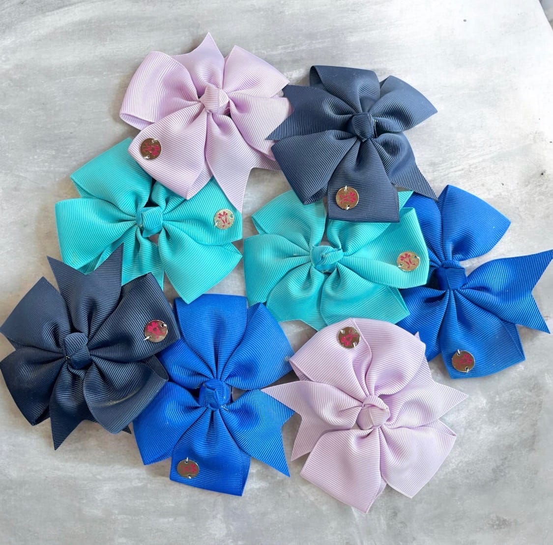 Ponytail Bows- Pinwheels