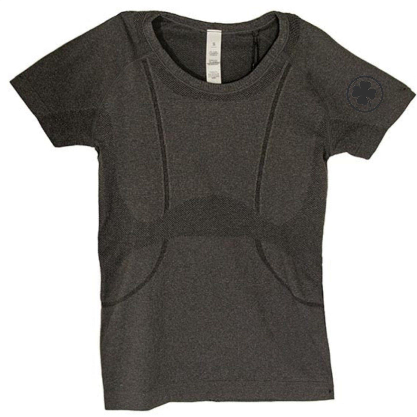 Rather Lucky top XS / Graphite Rather Lucky- Tech Shirt Short Sleeve equestrian team apparel online tack store mobile tack store custom farm apparel custom show stable clothing equestrian lifestyle horse show clothing riding clothes Rather Lucky- Tech Shirt Short Sleeve horses equestrian tack store