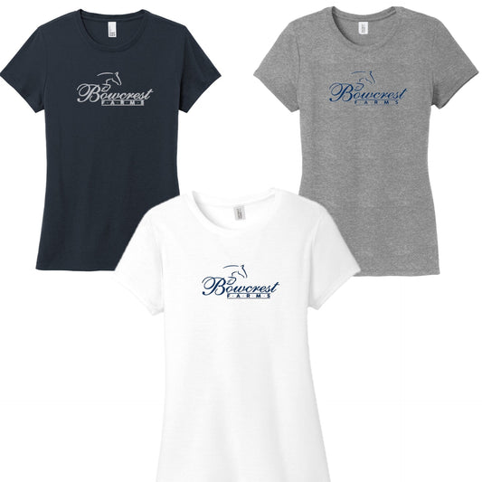 Equestrian Team Apparel Bowcrest Farms - Tee Shirt equestrian team apparel online tack store mobile tack store custom farm apparel custom show stable clothing equestrian lifestyle horse show clothing riding clothes Bowcrest Farms - Tee Shirt horses equestrian tack store
