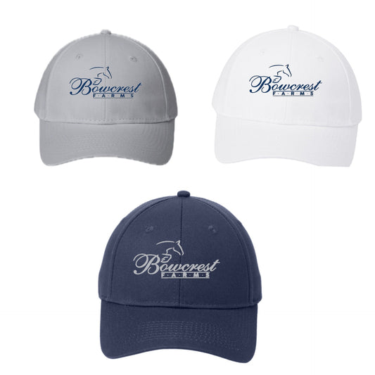 Equestrian Team Apparel Grey / Adult / Standard Bowcrest Farms - Baseball Caps equestrian team apparel online tack store mobile tack store custom farm apparel custom show stable clothing equestrian lifestyle horse show clothing riding clothes Bowcrest Farms - Baseball Caps horses equestrian tack store