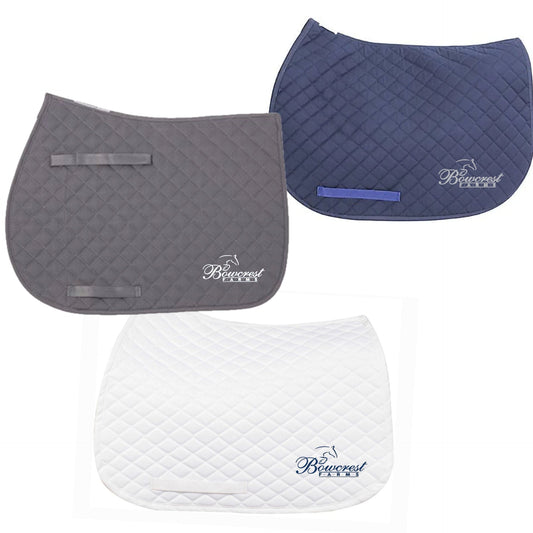 Equestrian Team Apparel Bowcrest Farms - Saddle Pads equestrian team apparel online tack store mobile tack store custom farm apparel custom show stable clothing equestrian lifestyle horse show clothing riding clothes Bowcrest Farms - Saddle Pads horses equestrian tack store