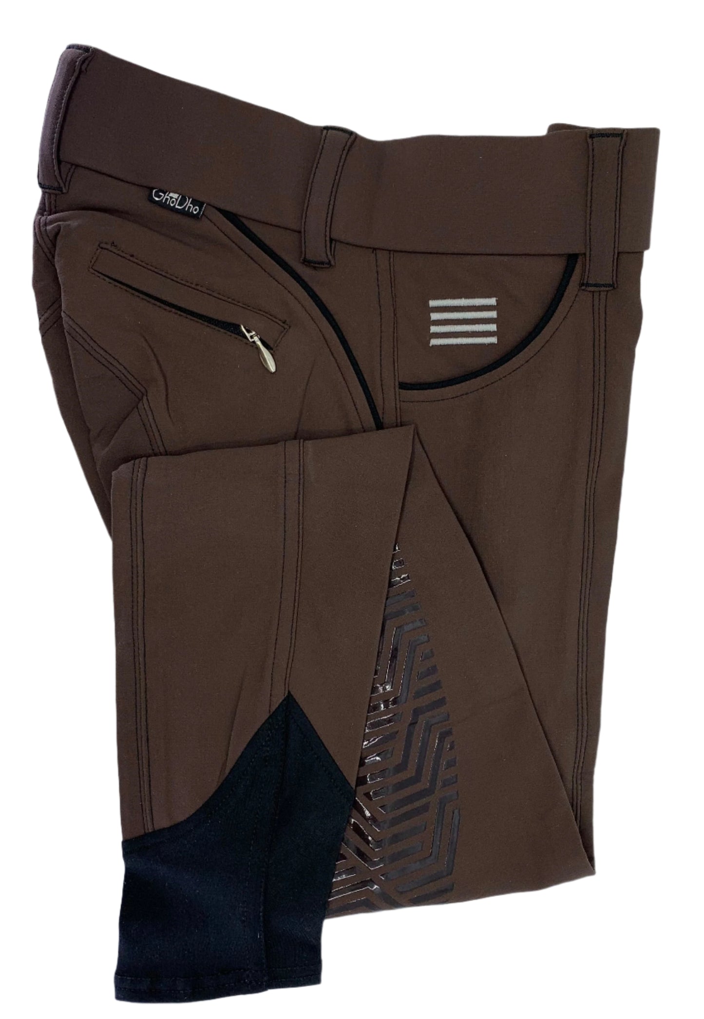 GhoDho Breeches GhoDho- Aubrie Pro Breeches- Chocolate equestrian team apparel online tack store mobile tack store custom farm apparel custom show stable clothing equestrian lifestyle horse show clothing riding clothes horses equestrian tack store