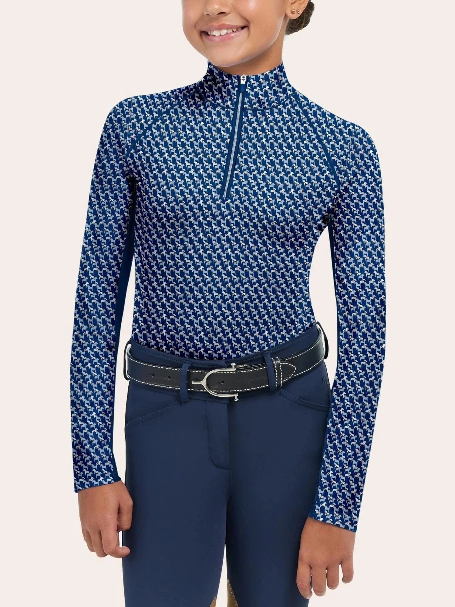 RJ Classics Training Shirt XS / Blue Roan RJ Classics- Libby Jr Sun Shirt equestrian team apparel online tack store mobile tack store custom farm apparel custom show stable clothing equestrian lifestyle horse show clothing riding clothes RJ Classics- Libby Jr Sun Shirt horses equestrian tack store