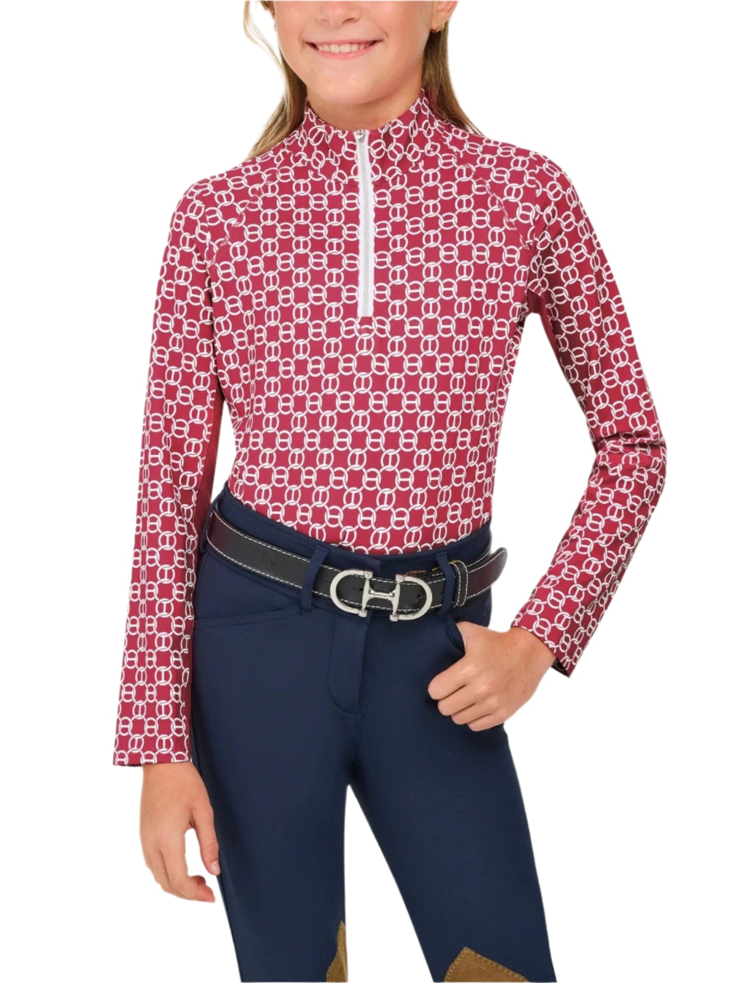 RJ Classics Training Shirt XS / Fruit Punch Chain RJ Classics- Libby Jr Sun Shirt equestrian team apparel online tack store mobile tack store custom farm apparel custom show stable clothing equestrian lifestyle horse show clothing riding clothes RJ Classics- Libby Jr Sun Shirt horses equestrian tack store