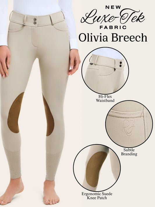RJ Classics ladies breeches RJ Classics- Olivia Luxe-Tek Breech equestrian team apparel online tack store mobile tack store custom farm apparel custom show stable clothing equestrian lifestyle horse show clothing riding clothes RJ Classics- Olivia Luxe-Tek Breech horses equestrian tack store