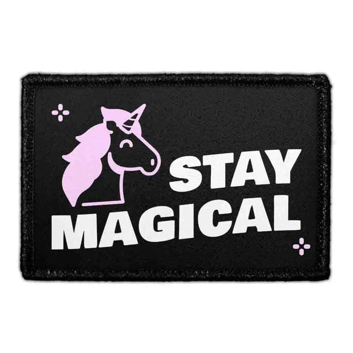 pull patch Hats Stay Magical Pull Patch Removable Patches Unicorns equestrian team apparel online tack store mobile tack store custom farm apparel custom show stable clothing equestrian lifestyle horse show clothing riding clothes Pull Patch Removable Patches Unicorns horses equestrian tack store