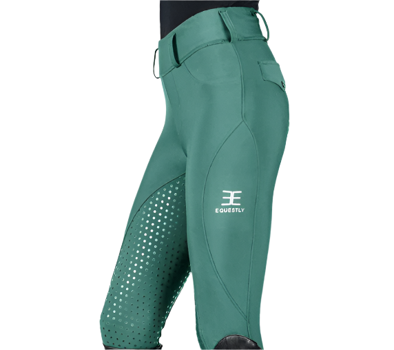 Equestly Women's pants Equestly- Lux GripTEQ Riding Pants Jade equestrian team apparel online tack store mobile tack store custom farm apparel custom show stable clothing equestrian lifestyle horse show clothing riding clothes horses equestrian tack store