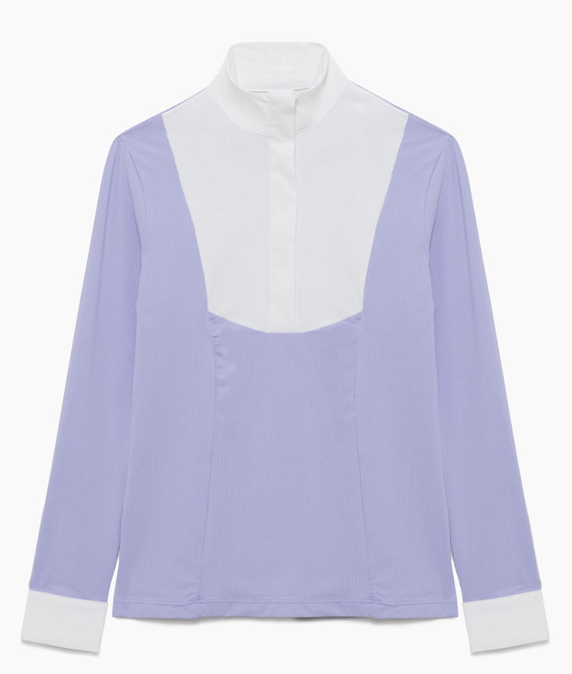 Hannah Childs Show Shirt Lilac / 04 Hannah Childs- Kid's Luna Show Shirt (Long Sleeve) equestrian team apparel online tack store mobile tack store custom farm apparel custom show stable clothing equestrian lifestyle horse show clothing riding clothes Hannah Childs- Kid's Luna Show Shirt (Long Sleeve) horses equestrian tack store